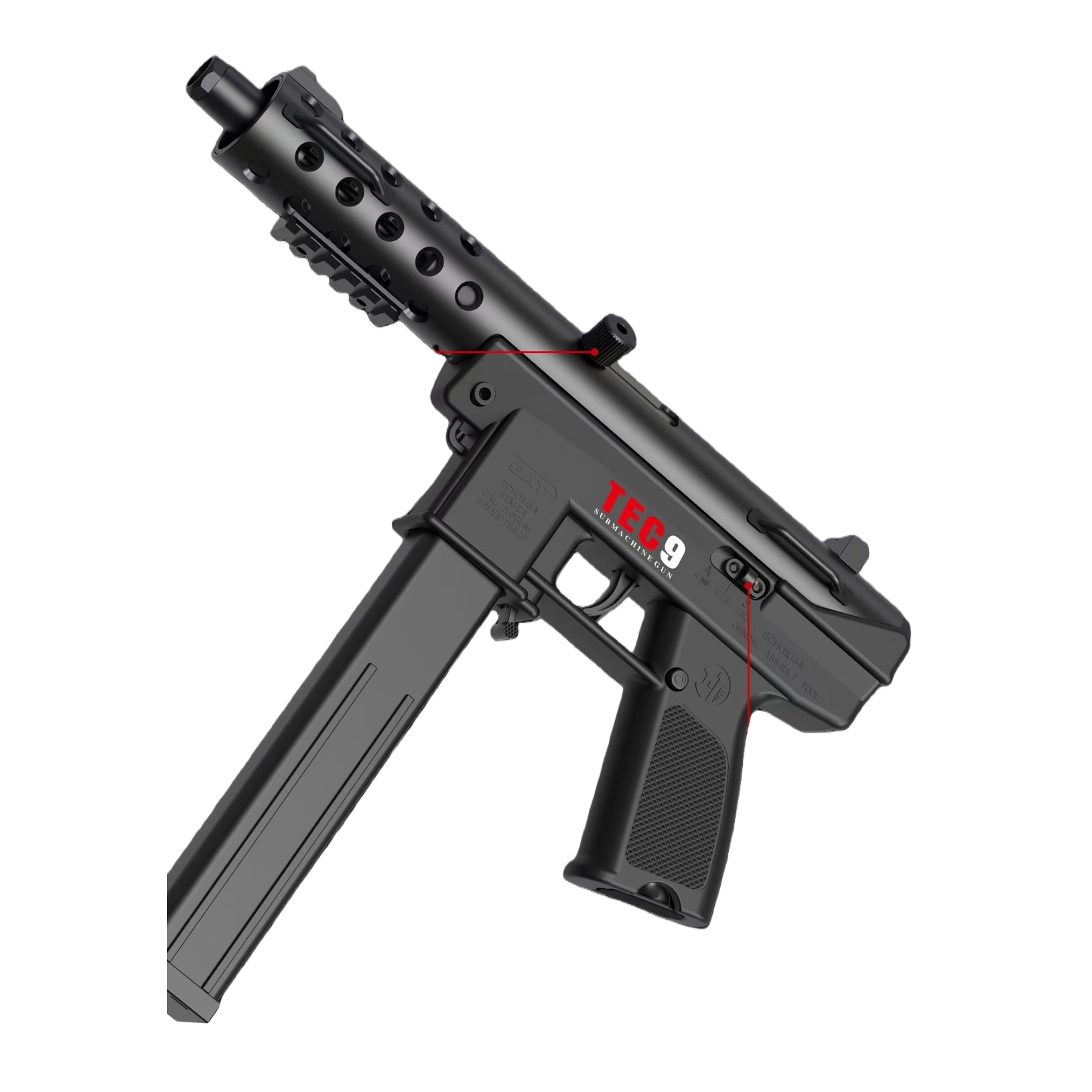 Toy gun +TEC9 electric submachine gun Item Picture