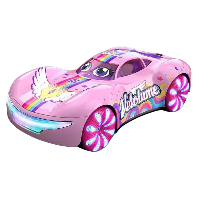 Pink cartoon racing car children's toothbrush, soft bristle anti-moth toothbrush, suitable for 3 to 12 years old Item Picture