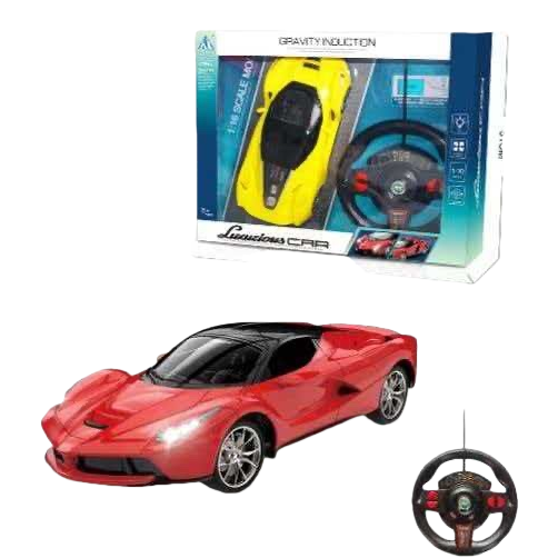 Red remote control sports car, electric remote control car, high-speed off-road remote control car Item Picture