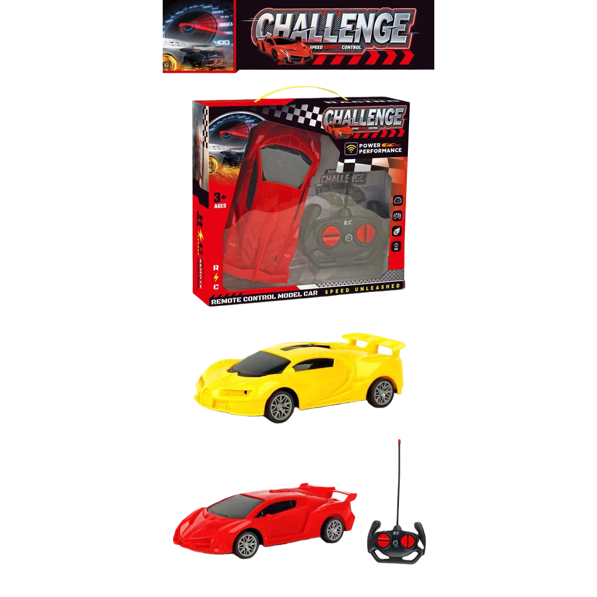 Rc coche de juguete de carreras eléctrico 4 drive off road racing niños puzzle niños juguetes Item Picture