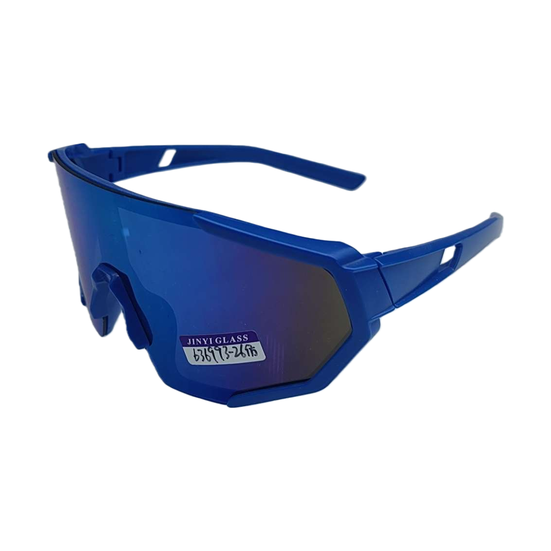 The blue sports sunglasses, unisex polarized sunglasses UV400, are lightweight and comfortable for protection Item Picture