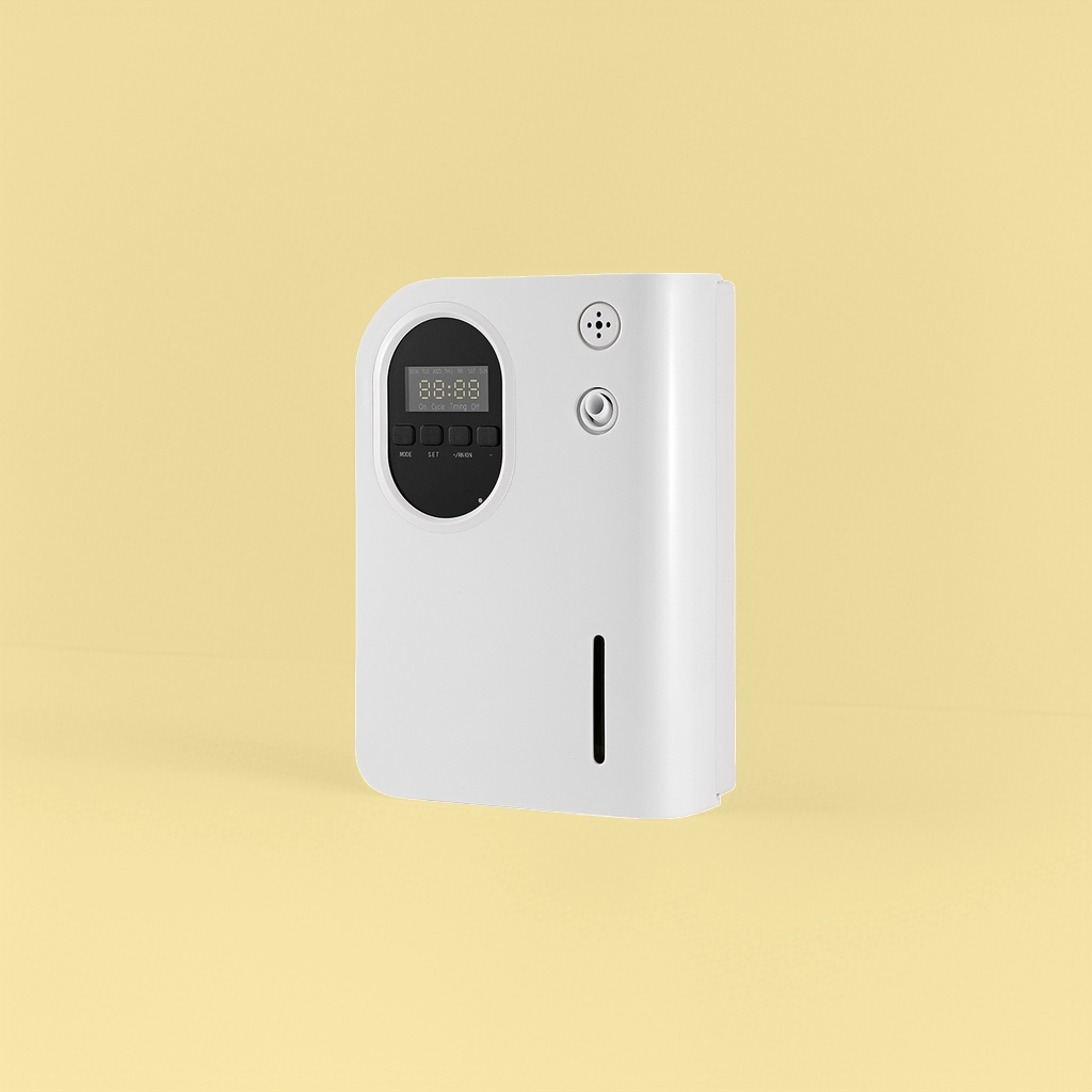 Difusor de perfume automático máquina de perfume inteligente comercial para hotel pasillo baño sin perforación máquina de perfume automático para uso doméstico Application Scenario