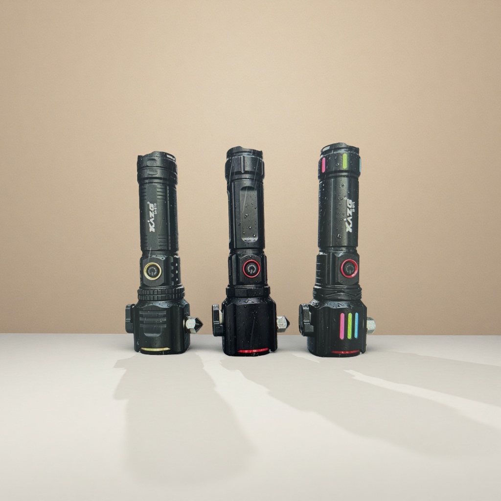 Aluminum alloy body, powerful flashlight, USB charging, portable outdoor lighting Application Scenario