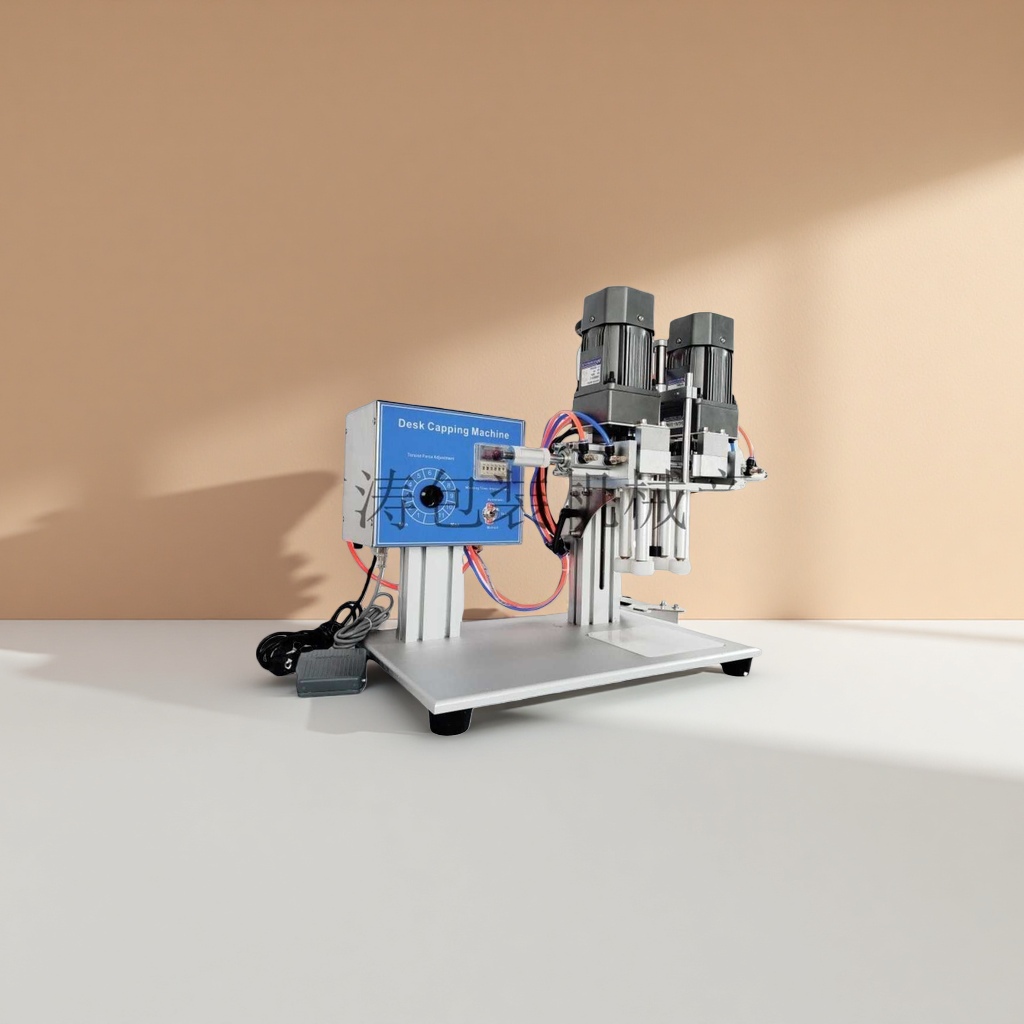 Industrial equipment desktop capping machine, automatic capping machine, small desktop bottle sealing machine Specification image