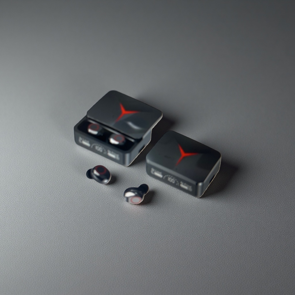 Auriculares inalámbricos caja de carga metal compacto soporte portátil carga rápida bluetooth 5.3 details Picture