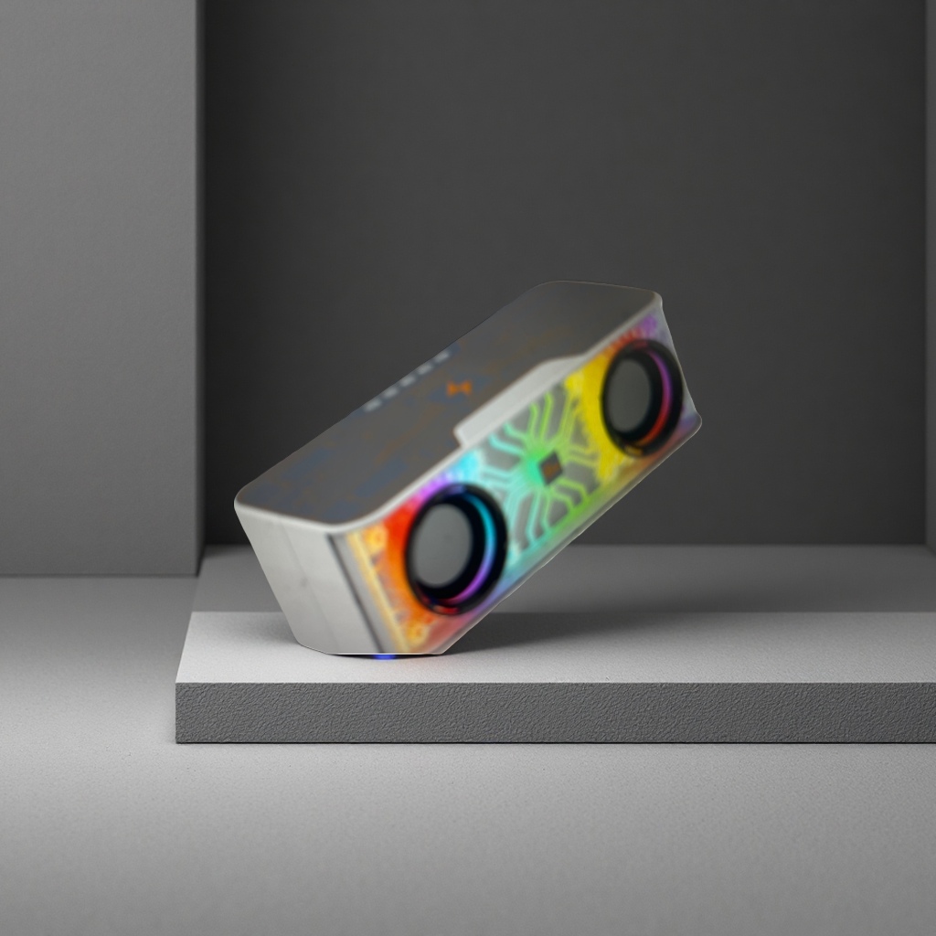 彩色灯光蓝牙音箱 360度环绕音效 RGB氛围灯可调