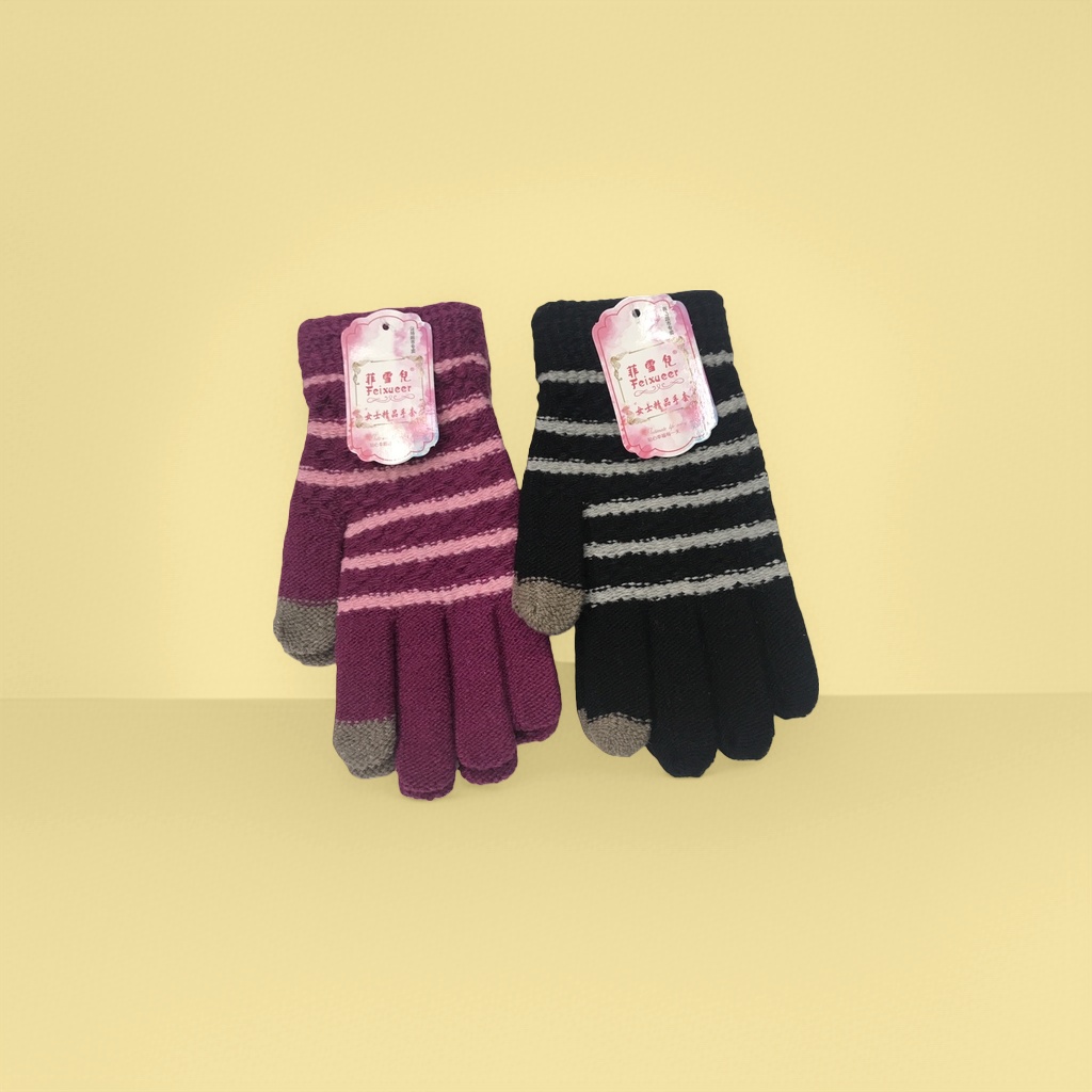 Women's premium knitted gloves, warm and anti-slip, suitable for both men and women