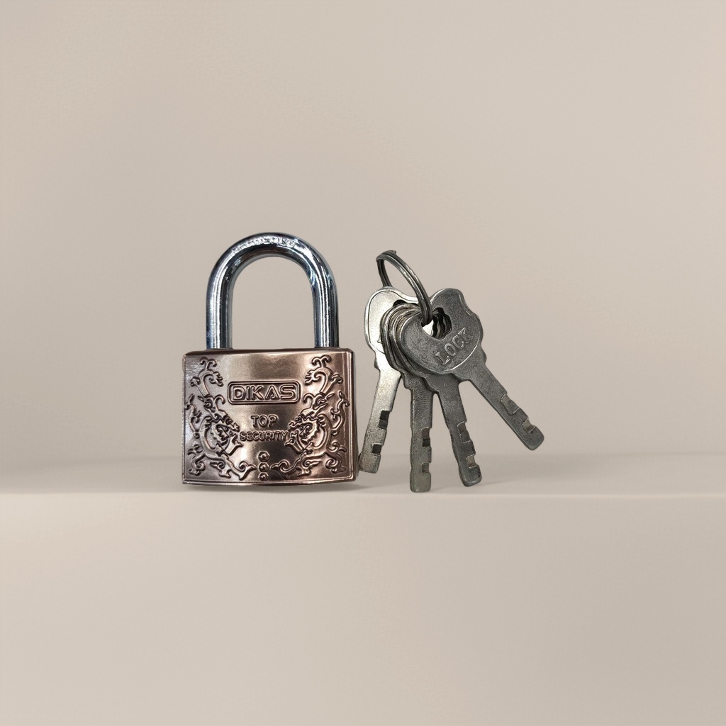 Two zinc alloy metal padlocks with keys are specially designed for drawer and cabinet doors to prevent theft Application Scenario