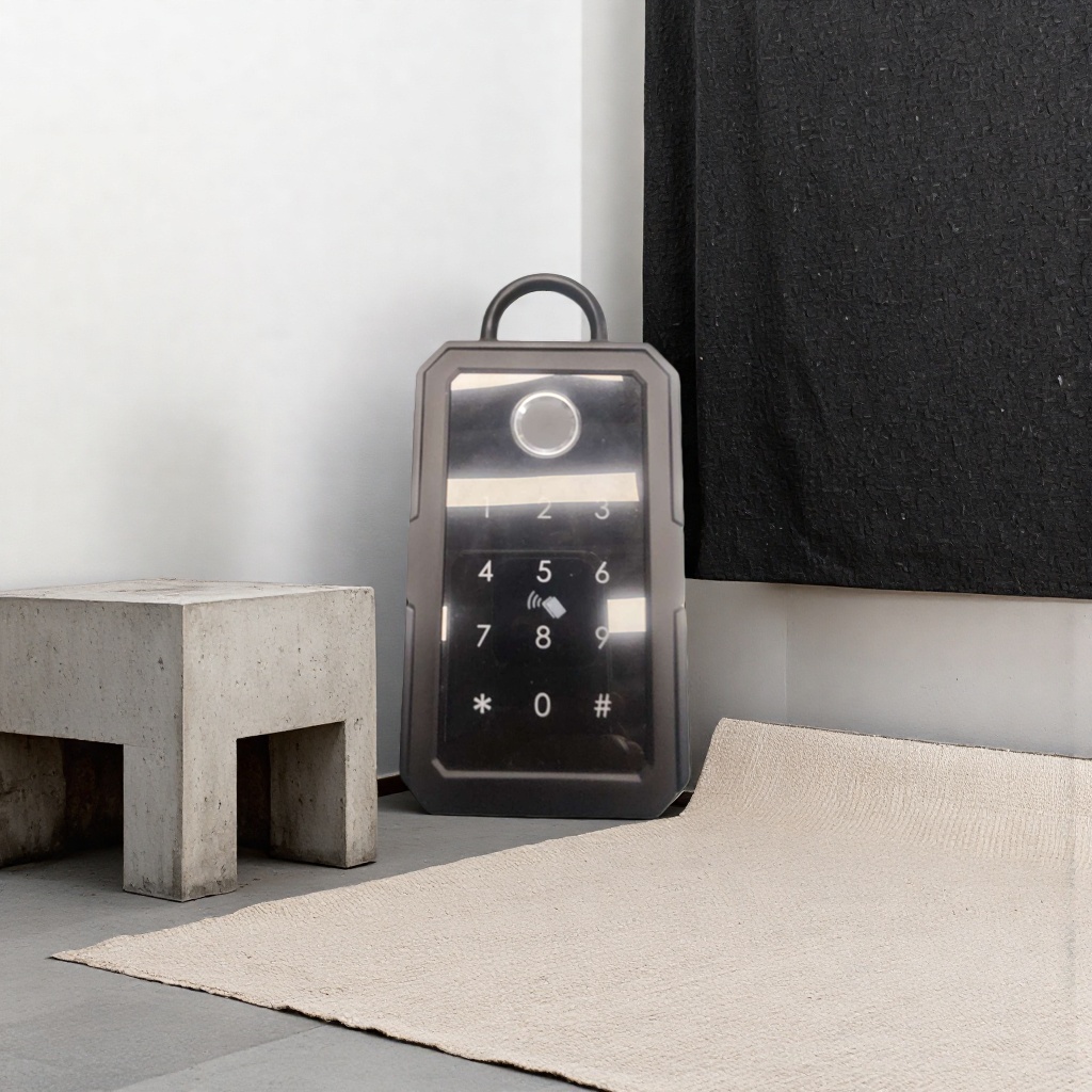 Electronic password lock, smart fingerprint password lock, door lock, household anti-theft lock details Picture