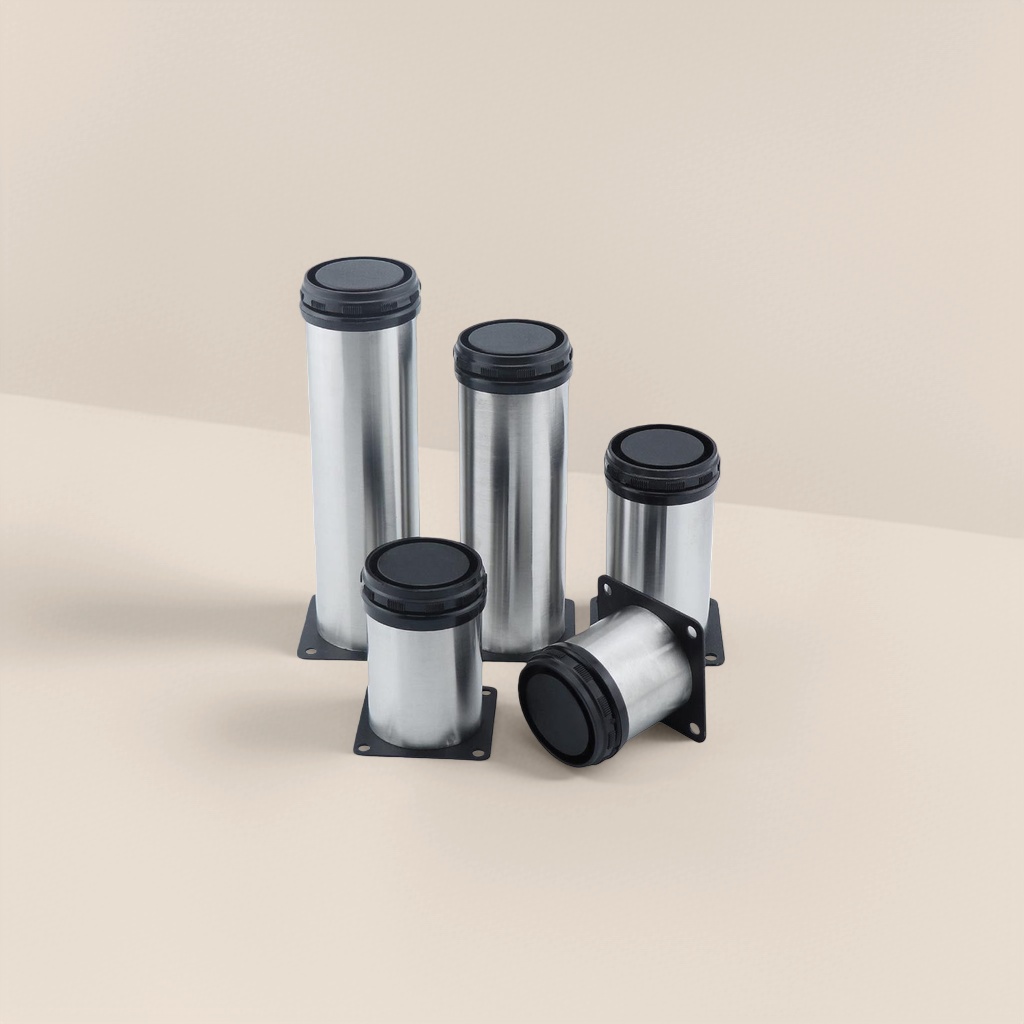 Pies ajustables de acero inoxidable para adaptarse a una variedad de muebles ajuste de altura soporte firme Specification image