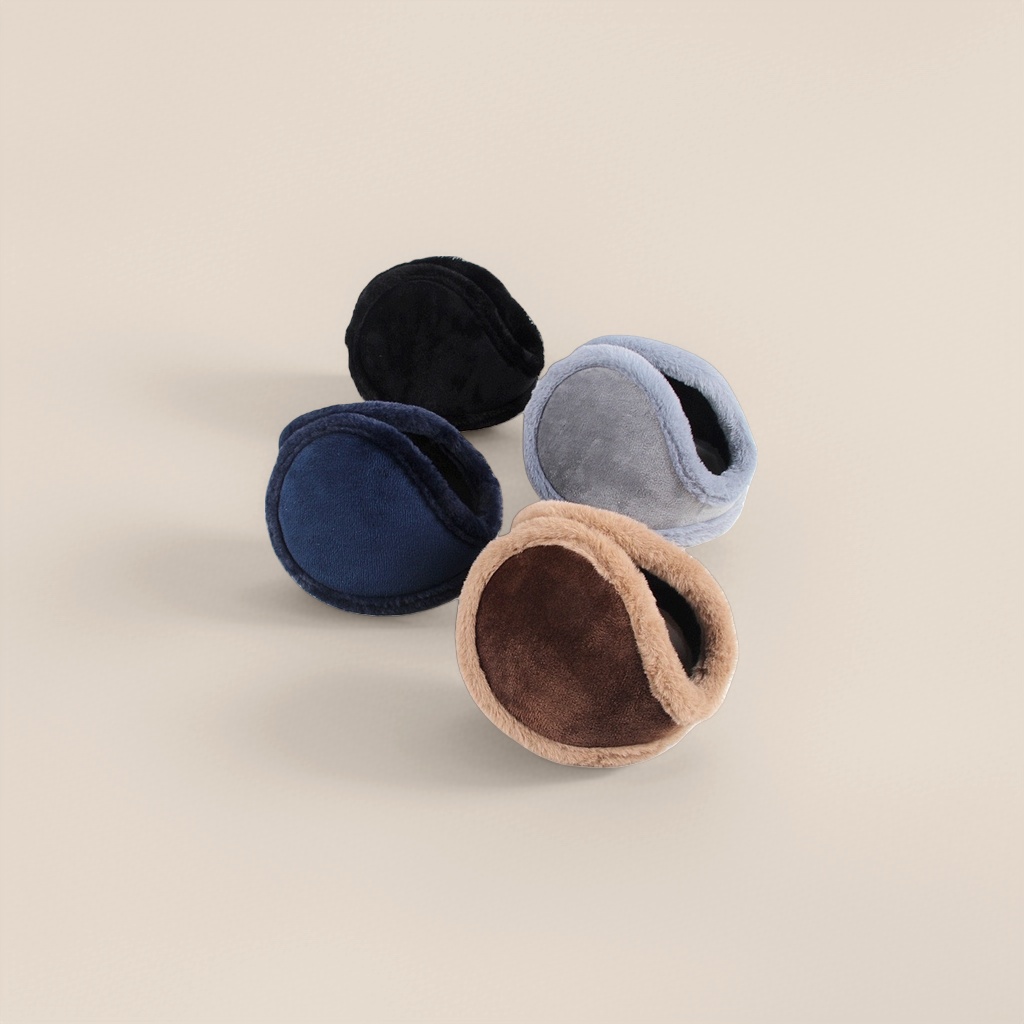 Thickened plush ear cups for warmth, winter cold-proof ear cups, and adjustable headbands