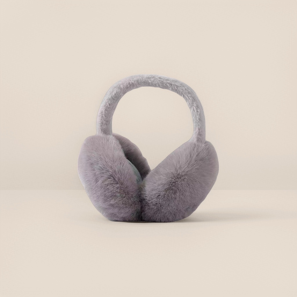 The grey plush ear cups are warm and cold-proof, and the adjustable headband is a must-have for winter Application Scenario