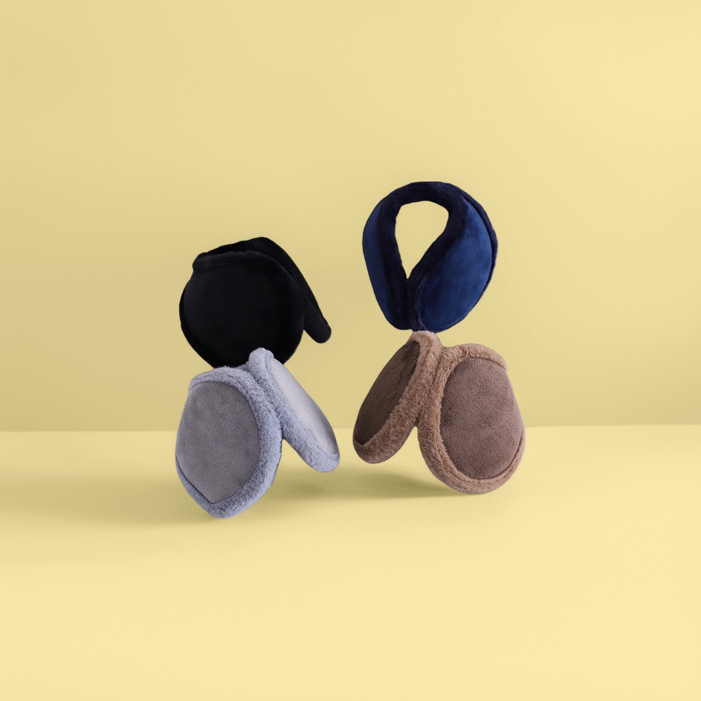 Soft and skin-friendly plush ear cups, thickened plush ear cups for indoor and outdoor warmth in winter details Picture