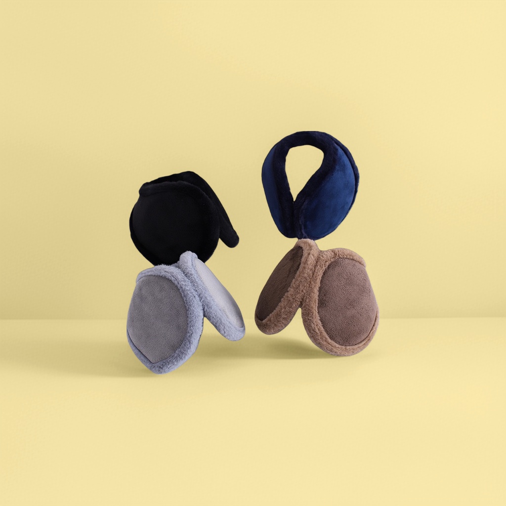 Soft and skin-friendly plush ear cups, thickened plush ear cups for indoor and outdoor warmth in winter Specification image