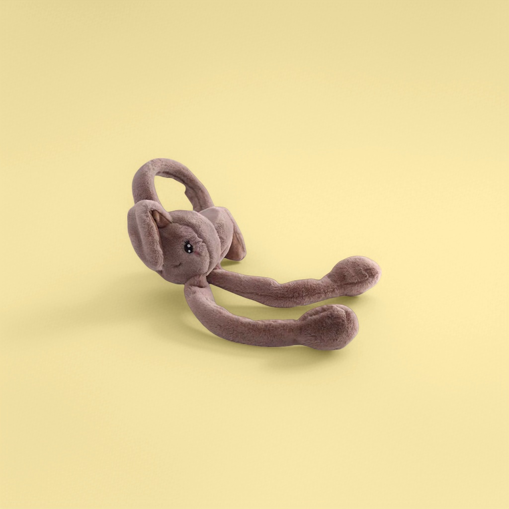 The plush toy rabbit ear cups are cute and warm. They are suitable for both children and adults details Picture