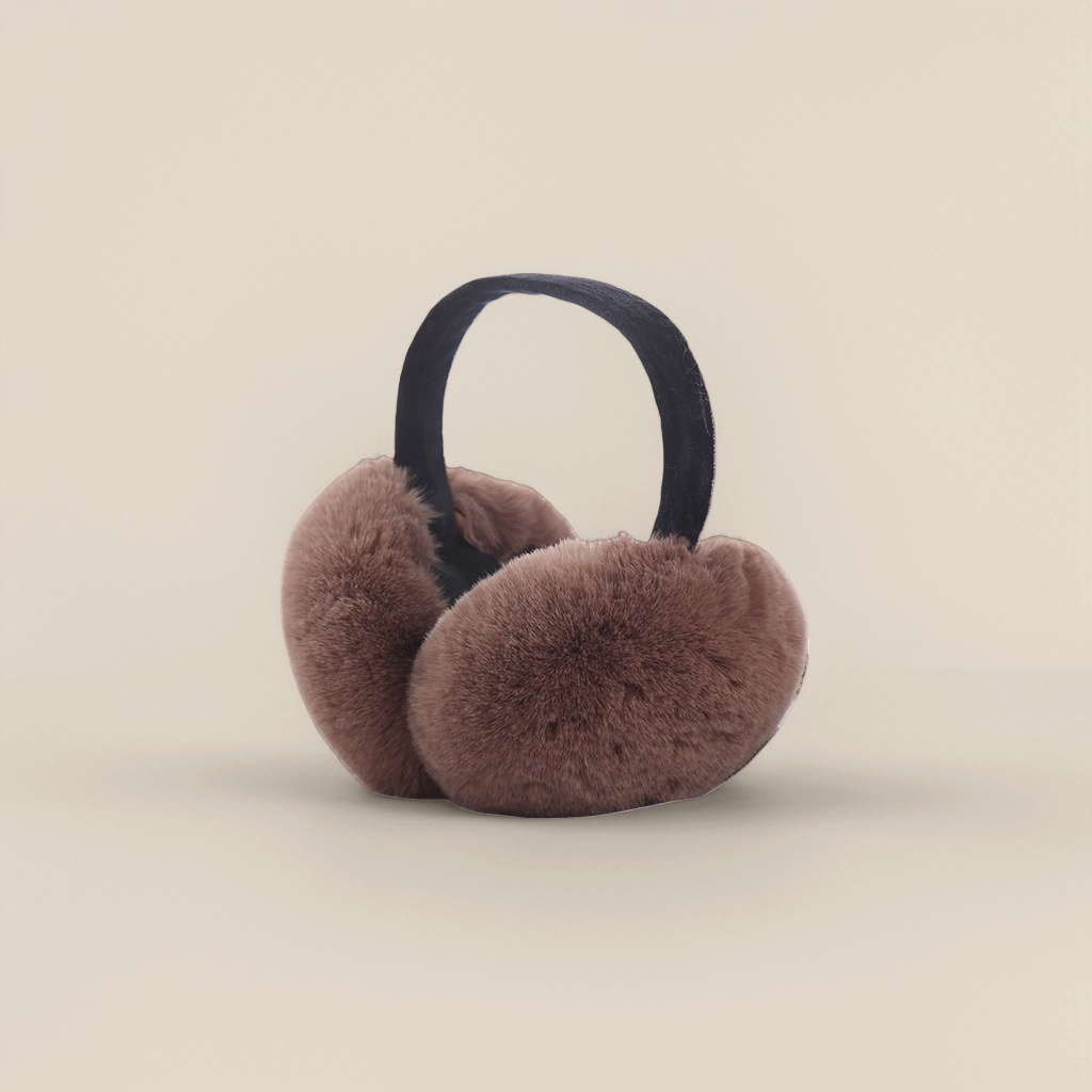 Thickened plush ear cups for warmth, winter cold-proof ear protectors