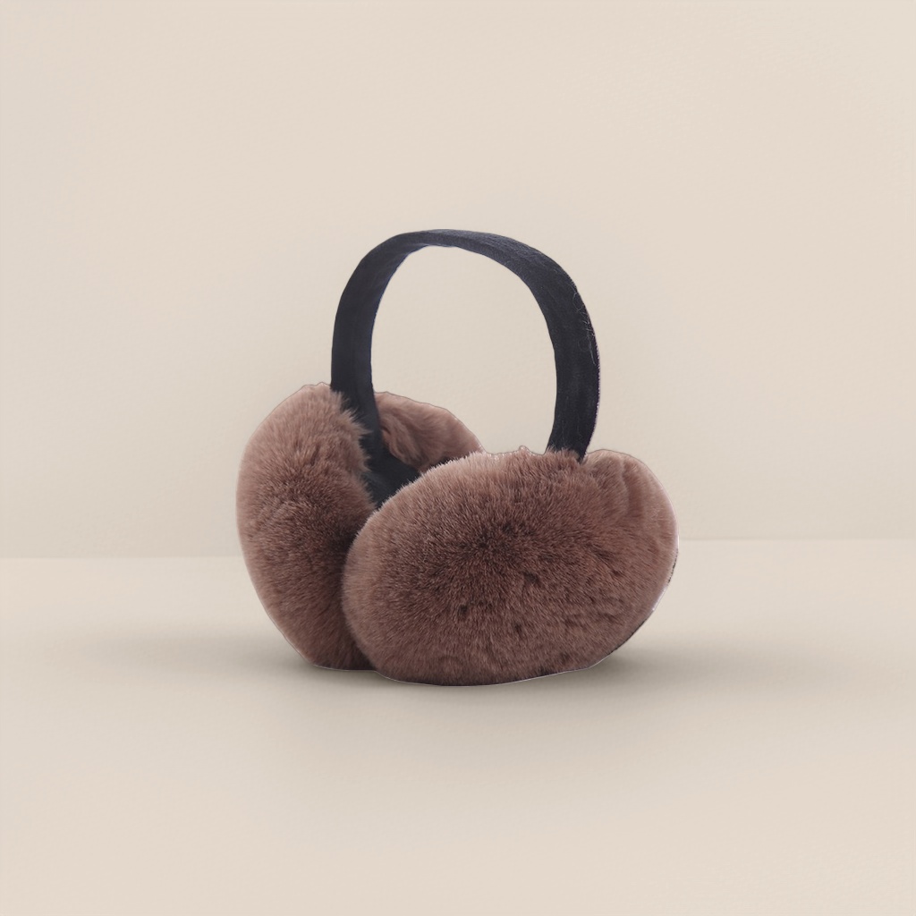 Thickened plush ear cups for warmth, winter cold-proof ear protectors Specification image