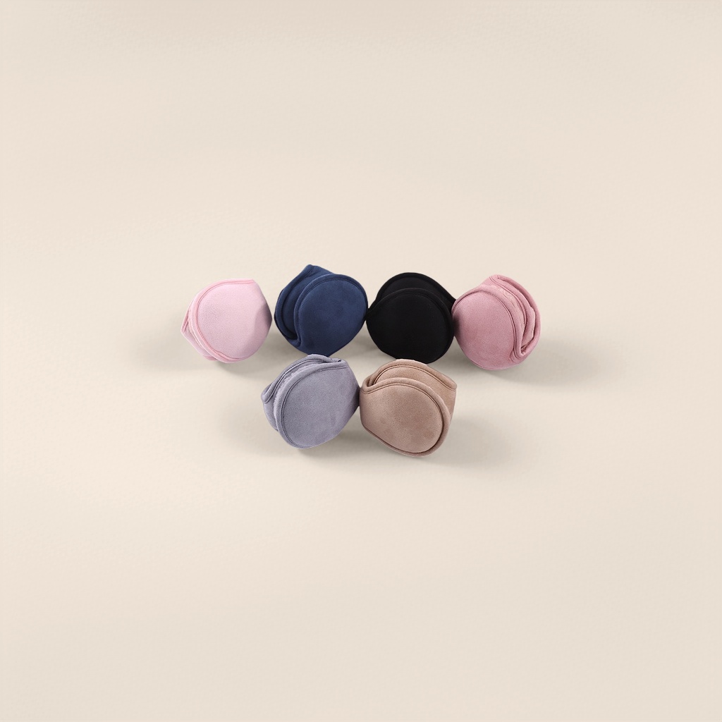 Colorful plush ear cups for warmth and cold protection, adjustable ear protectors Application Scenario