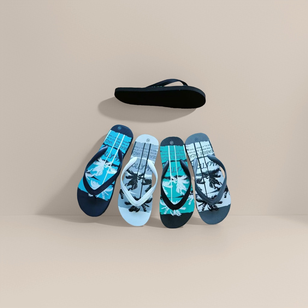 أزياء الأحذية الشاطئ أربعة أزواج من النخلة النخلة Specification image