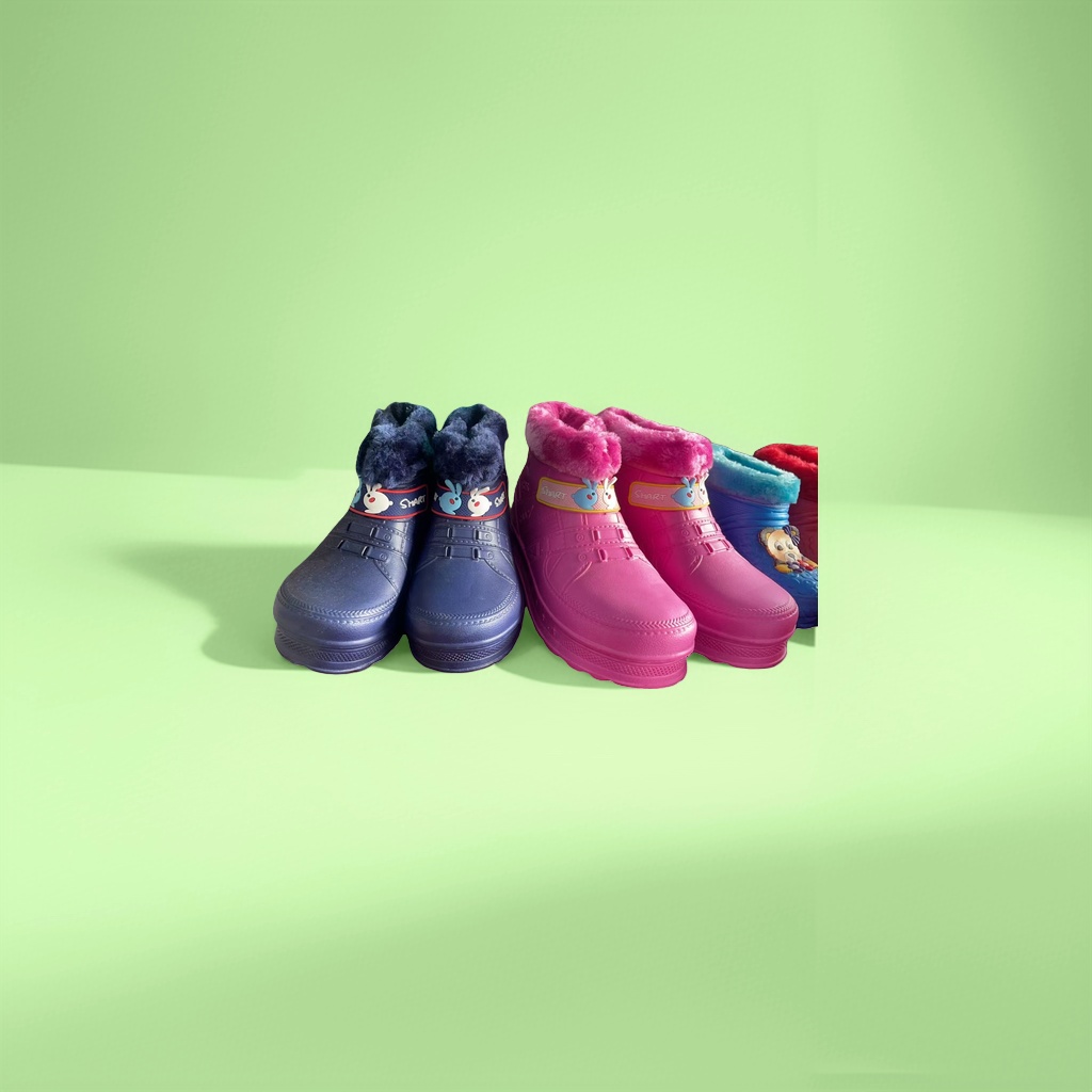 Botas de nieve calientes para niños con fleather antideslizante zapatos de algodón resistentes al desgaste