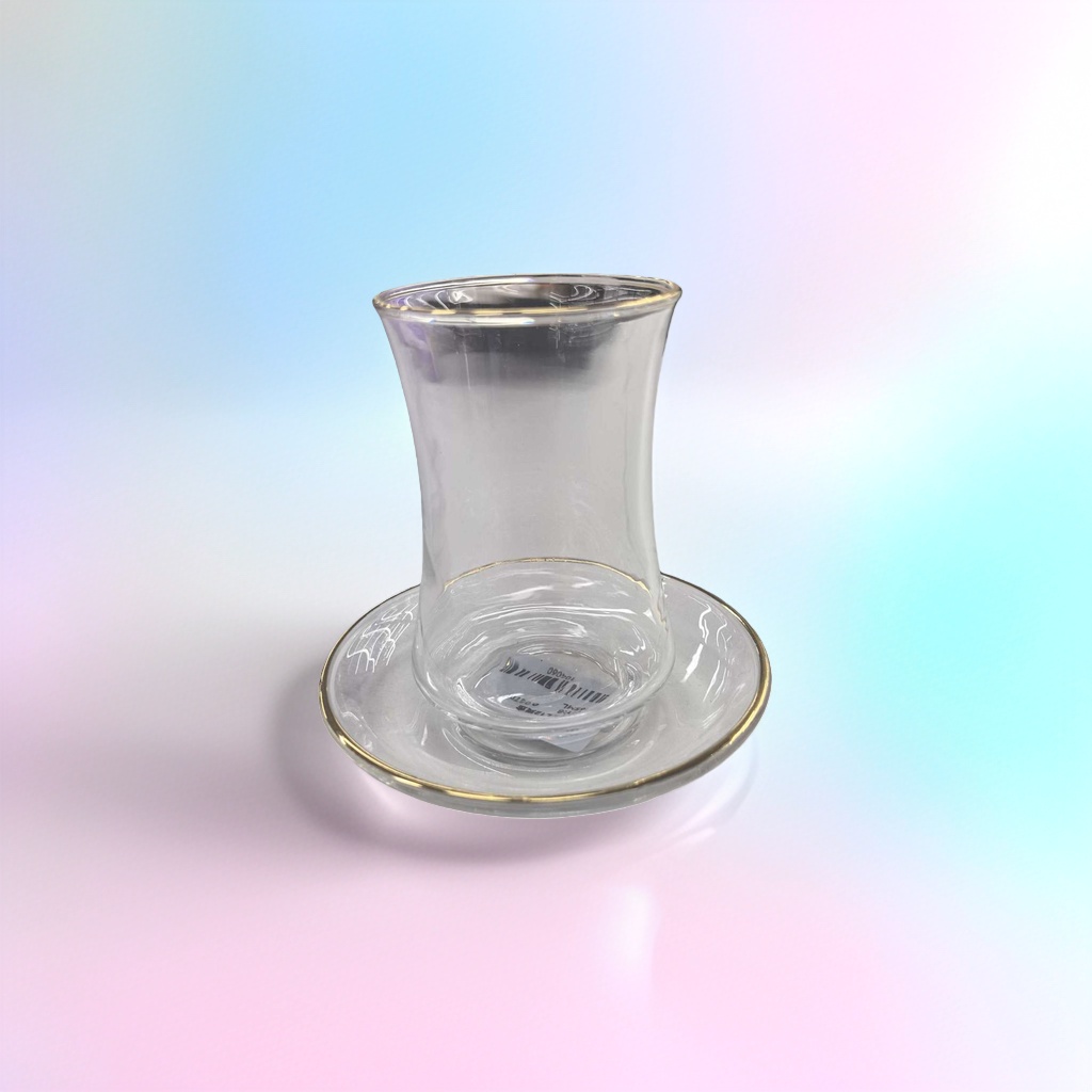 透明玻璃杯 手工吹制水晶质感茶水分离办公家用