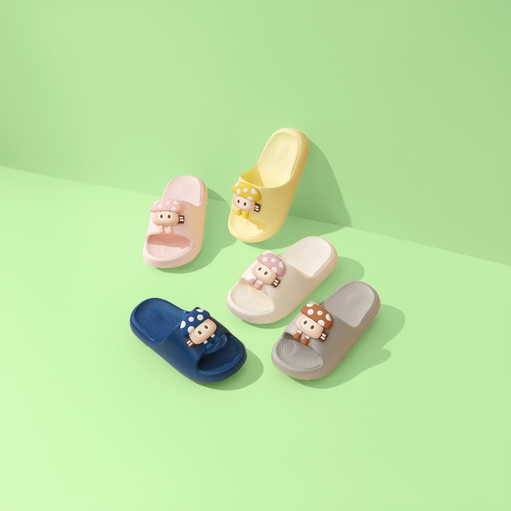 Dibujos animados mushroom pattern zapatillas para niños