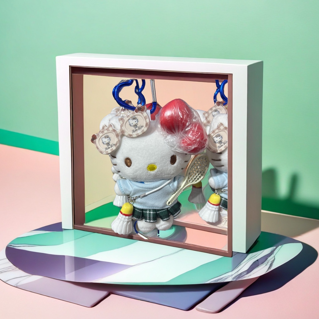 Hello Kitty正版授权毛绒玩偶主体 30cm可坐立萌趣收藏