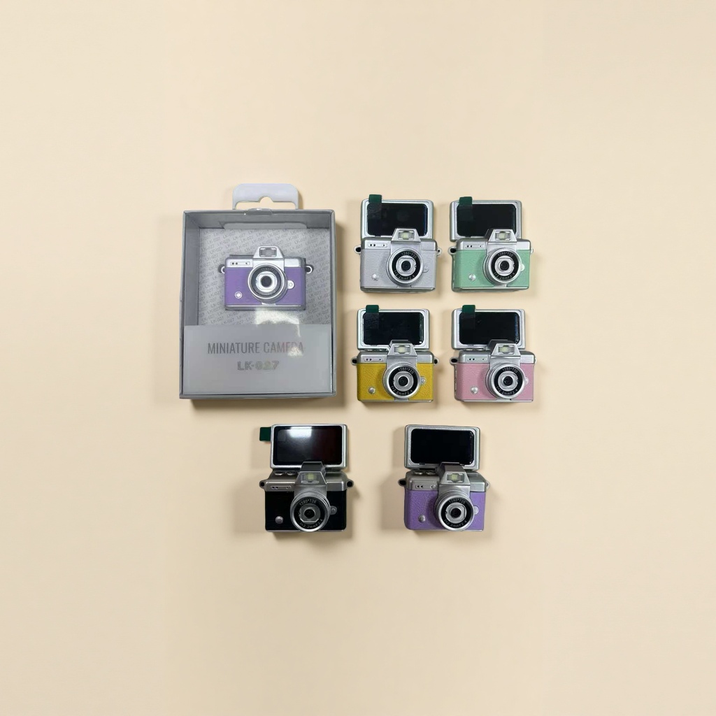 Mini camera, compact and portable, high-definition photography, retro film style creative gift Specification image