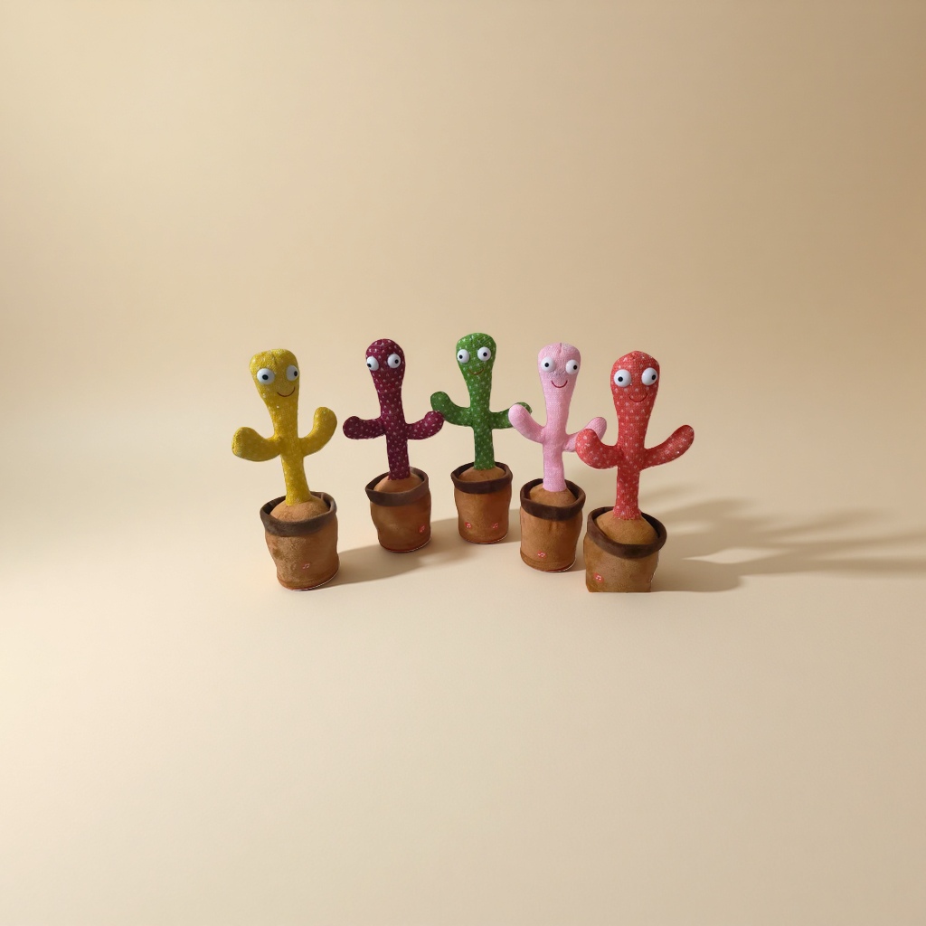 Plush toy cactus-shaped doll, cute living room decoration, children's soothing pillow details Picture