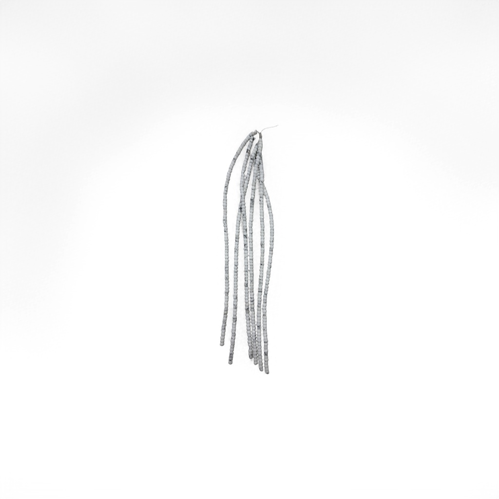 White pearl string hand-woven natural pearl necklace accessory