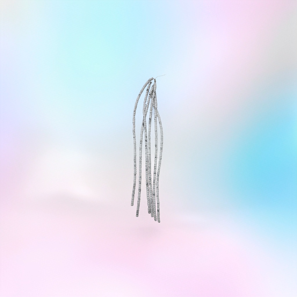 White pearl string hand-woven natural pearl necklace accessory Application Scenario