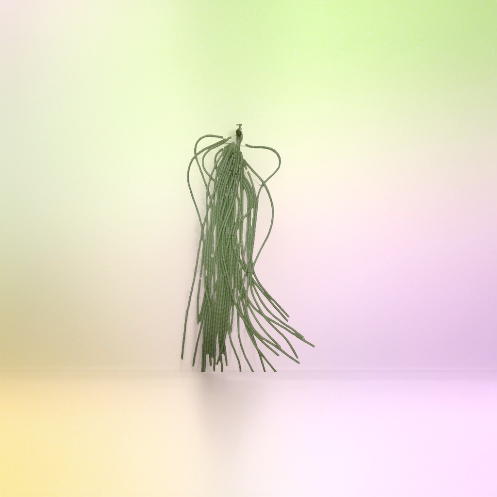 Light green bead string hand-woven natural jade bead string jewelry Specification image