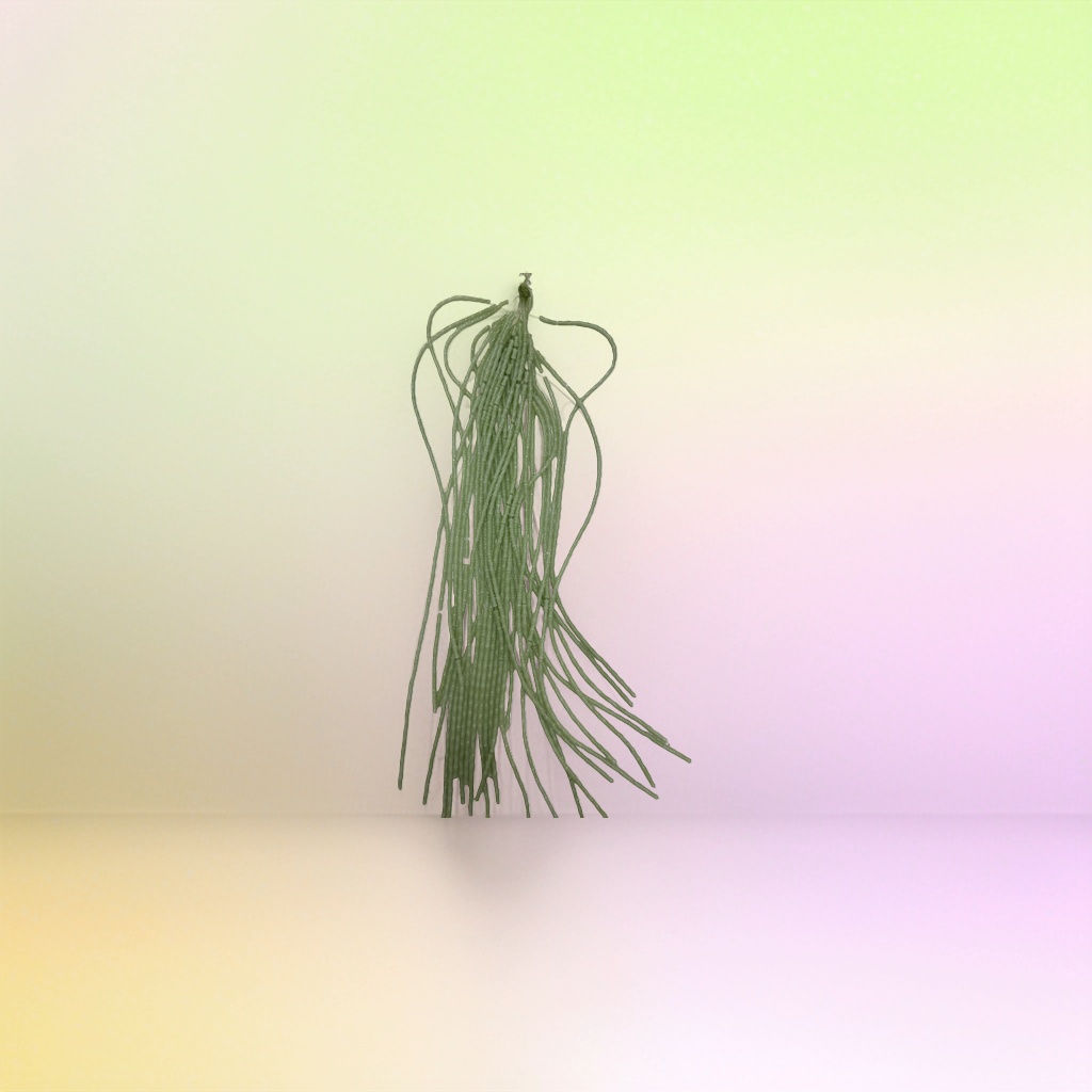 Light green bead string hand-woven natural jade bead string jewelry Application Scenario