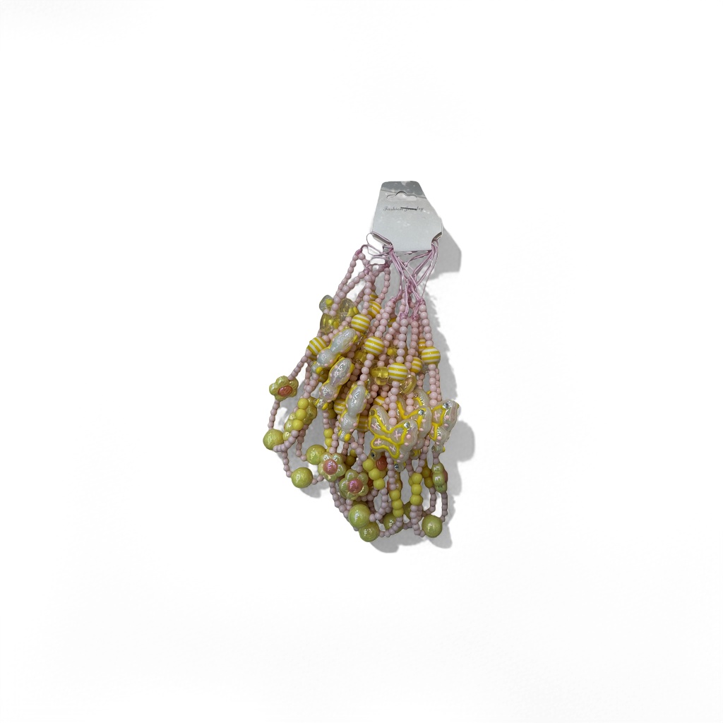 Colorful bead bracelet, a round and colorful beaded accessory, is a fashionable accessory suitable for both men and women