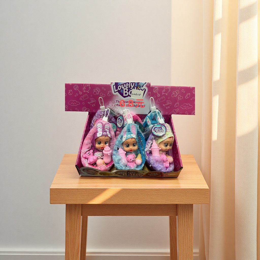 Lovely Baby toy doll soft fabric soothing doll Specification image