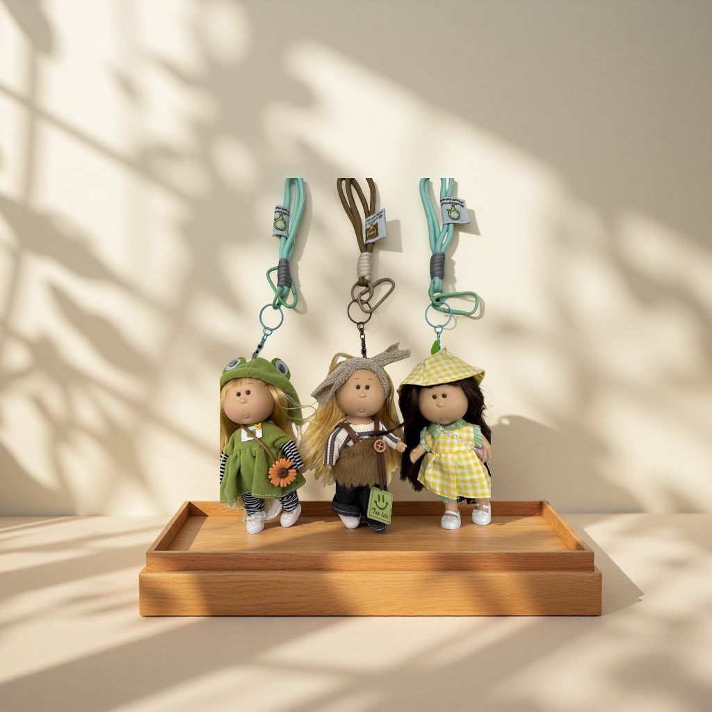 Cute fabric toy dolls, safe and non-toxic, children's educational plush toys details Picture