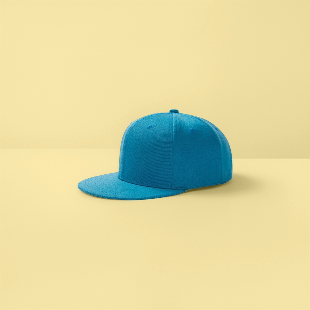 Gorra de béisbol azul unisex casual versátil visera details Picture