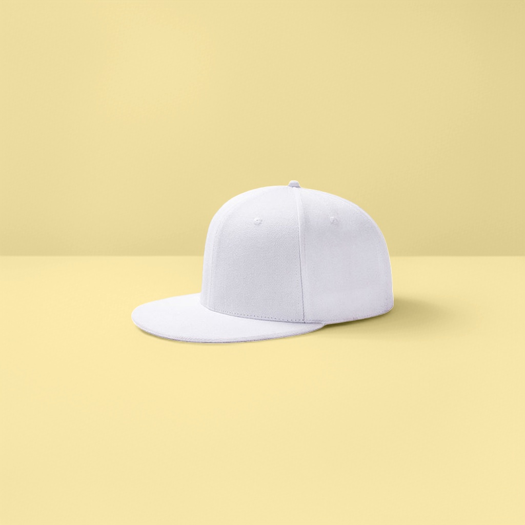 Gorra de béisbol blanco unisex transpirable algodón ajustable gorra ajustable