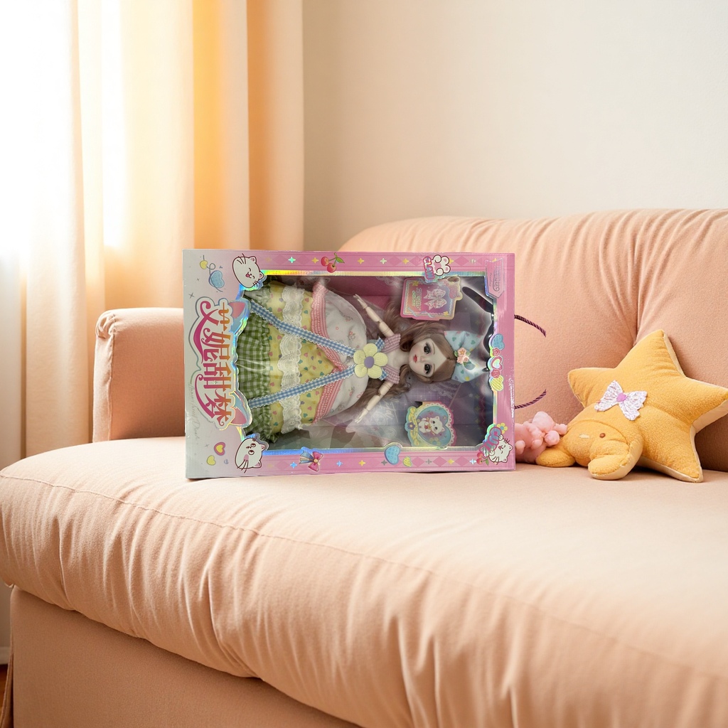 ANI Sweet Dream Doll Plush toy, cute throw pillow, children's gift details Picture