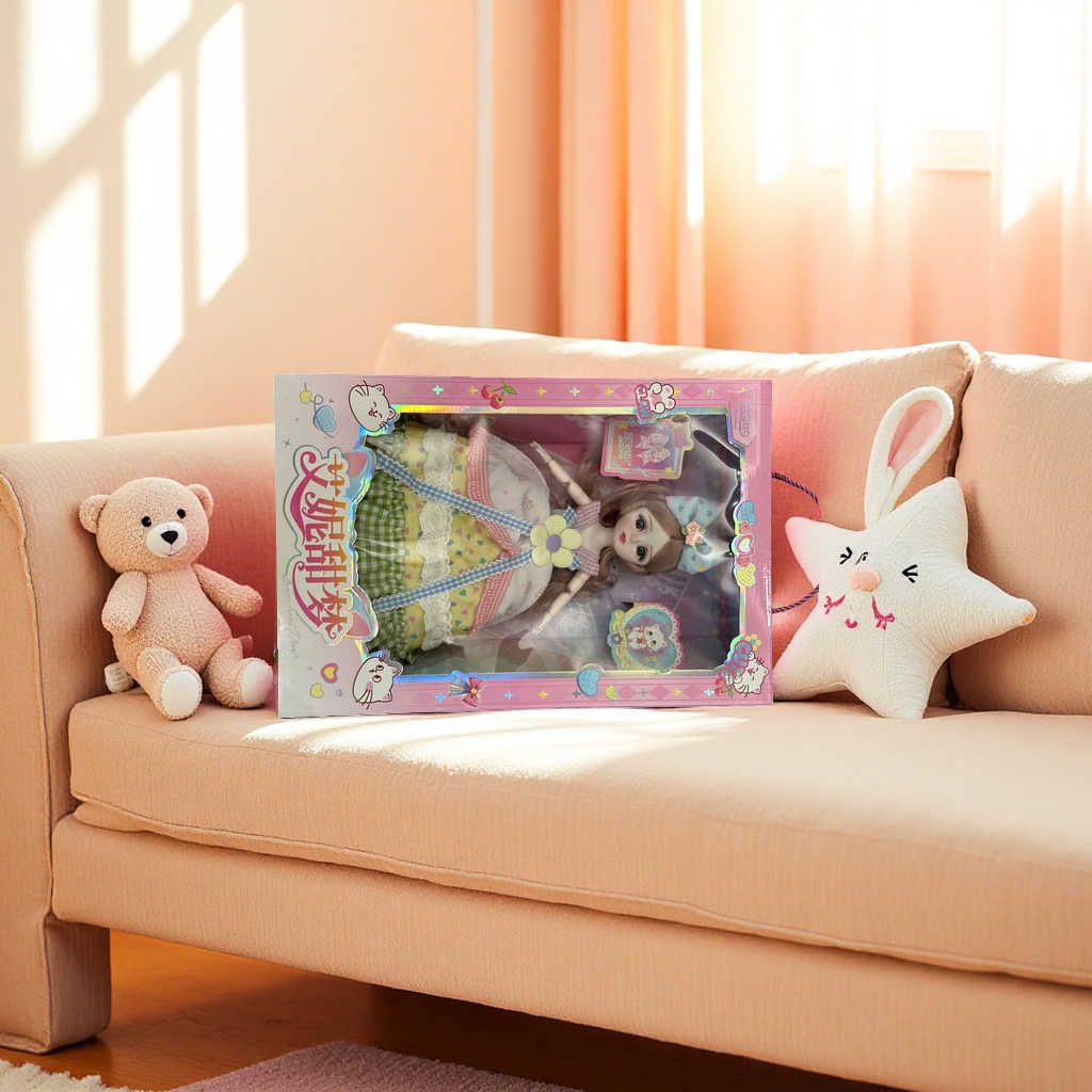 ANI Sweet Dream Doll Plush toy, cute throw pillow, children's gift Application Scenario