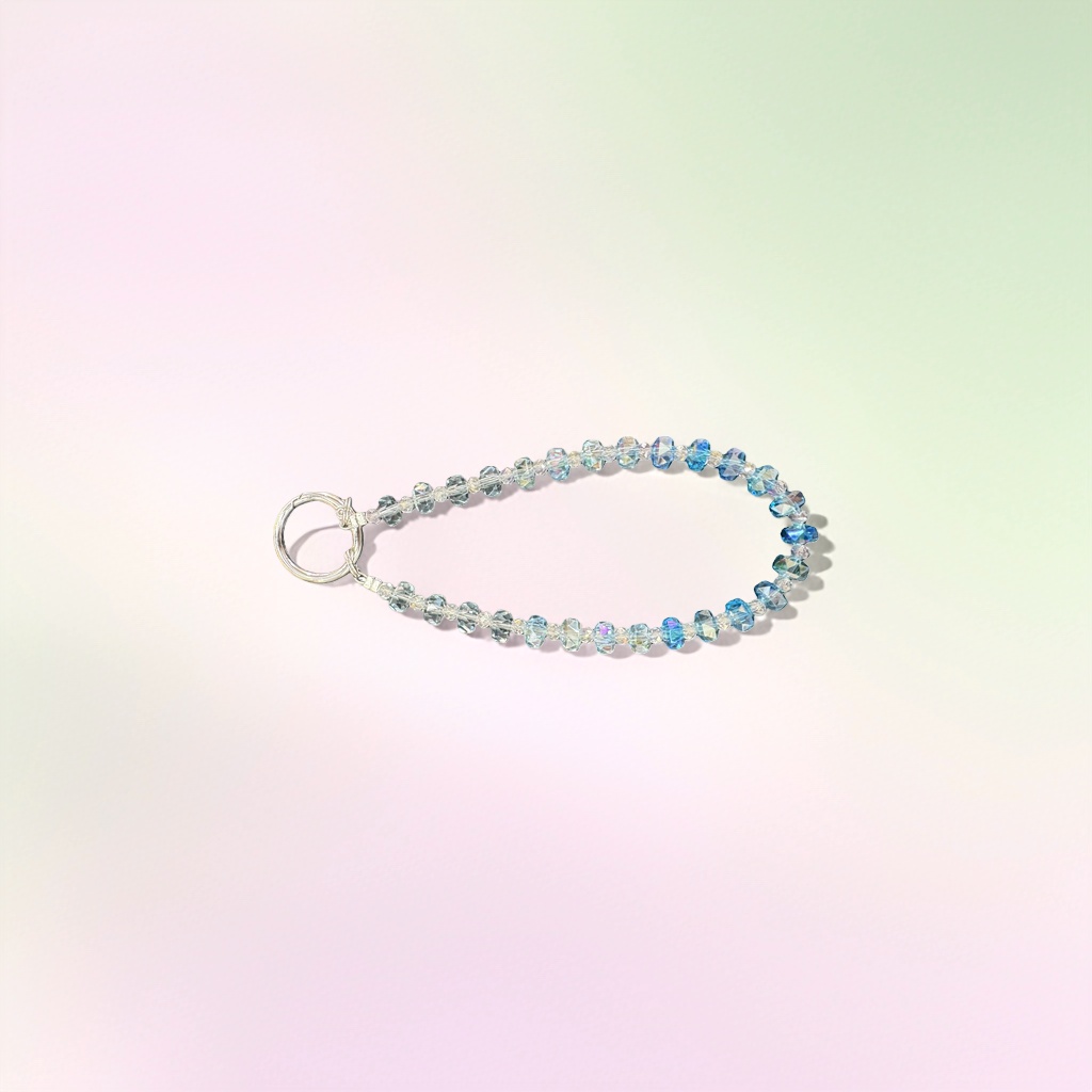 Crystal bead bracelet is a fashionable, simple and versatile wrist accessory for women Specification image