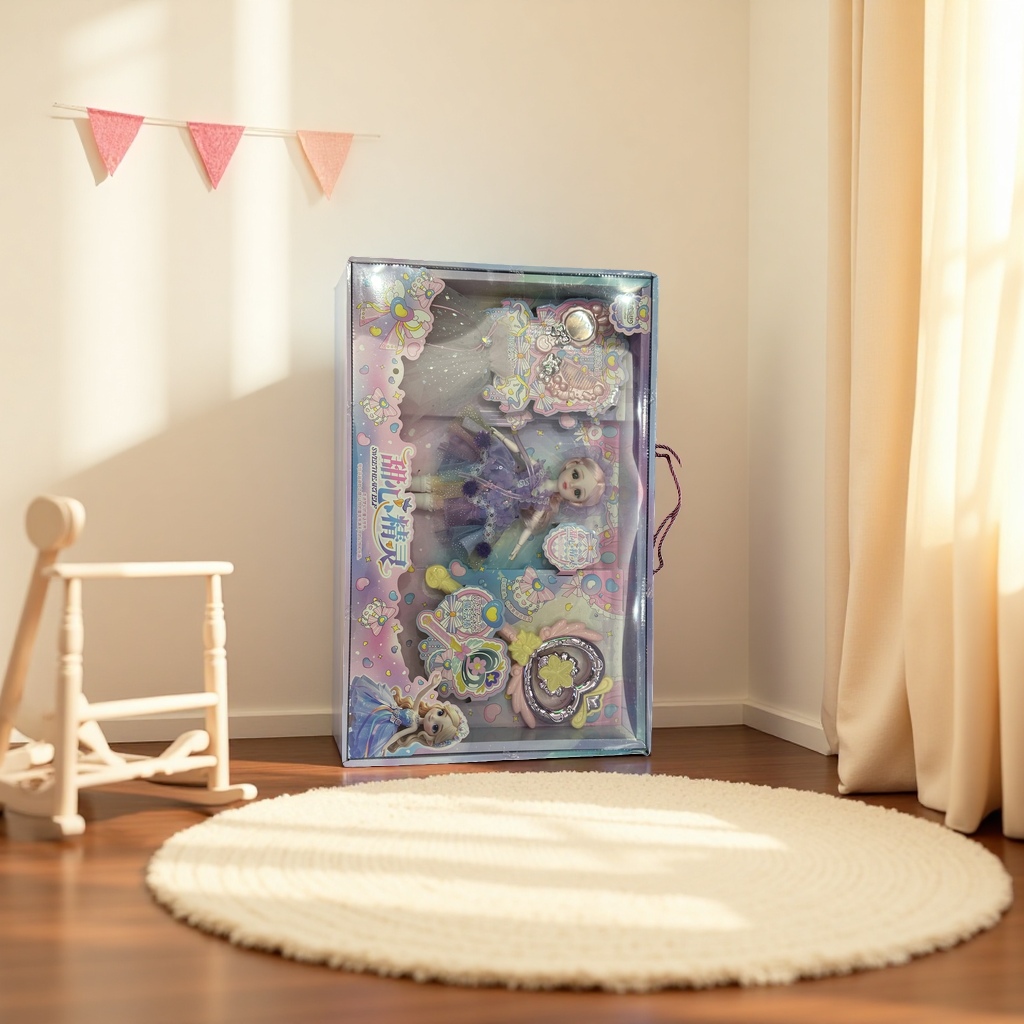 Sweetheart Fairy Doll Dreamy Fairy Tale Style Toy Set with accessories details Picture