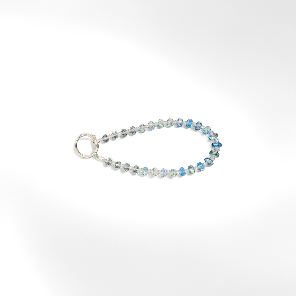 Crystal bead bracelet is a fashionable, simple and versatile wrist accessory for women