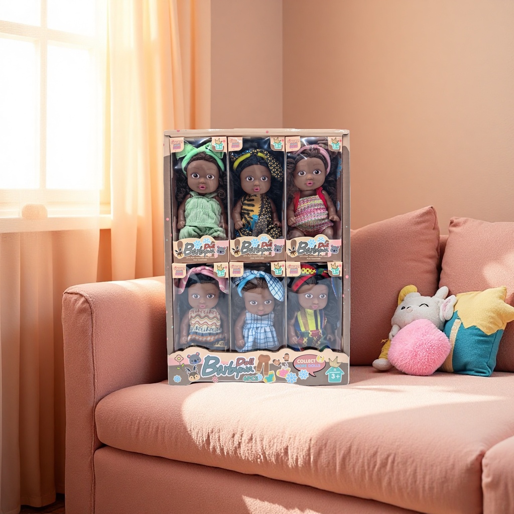 The Barbyua doll set can be exchanged for girl dolls with accessories Specification image