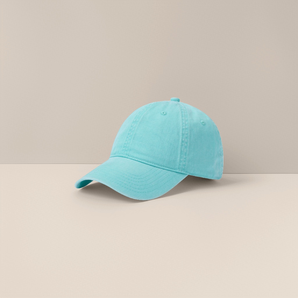 Light blue baseball cap, breathable and adjustable for both men and women Specification image