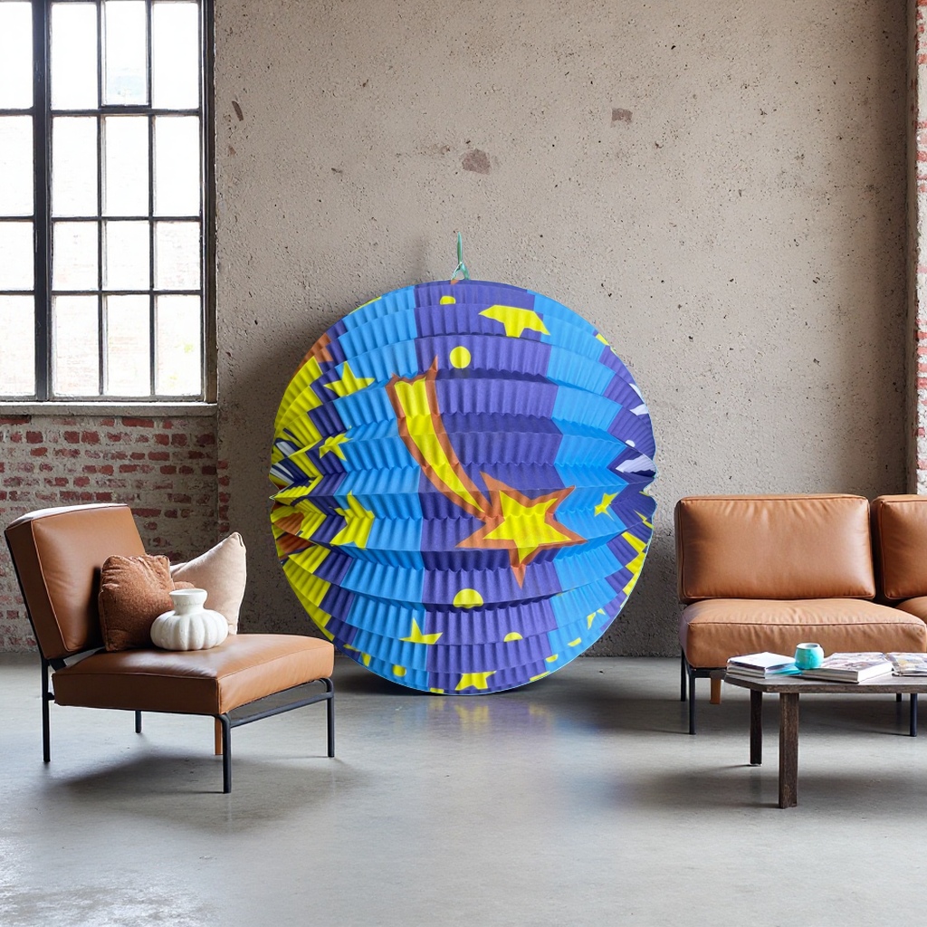 彩色纸艺悬挂装饰球 节日派对婚礼布置手工DIY