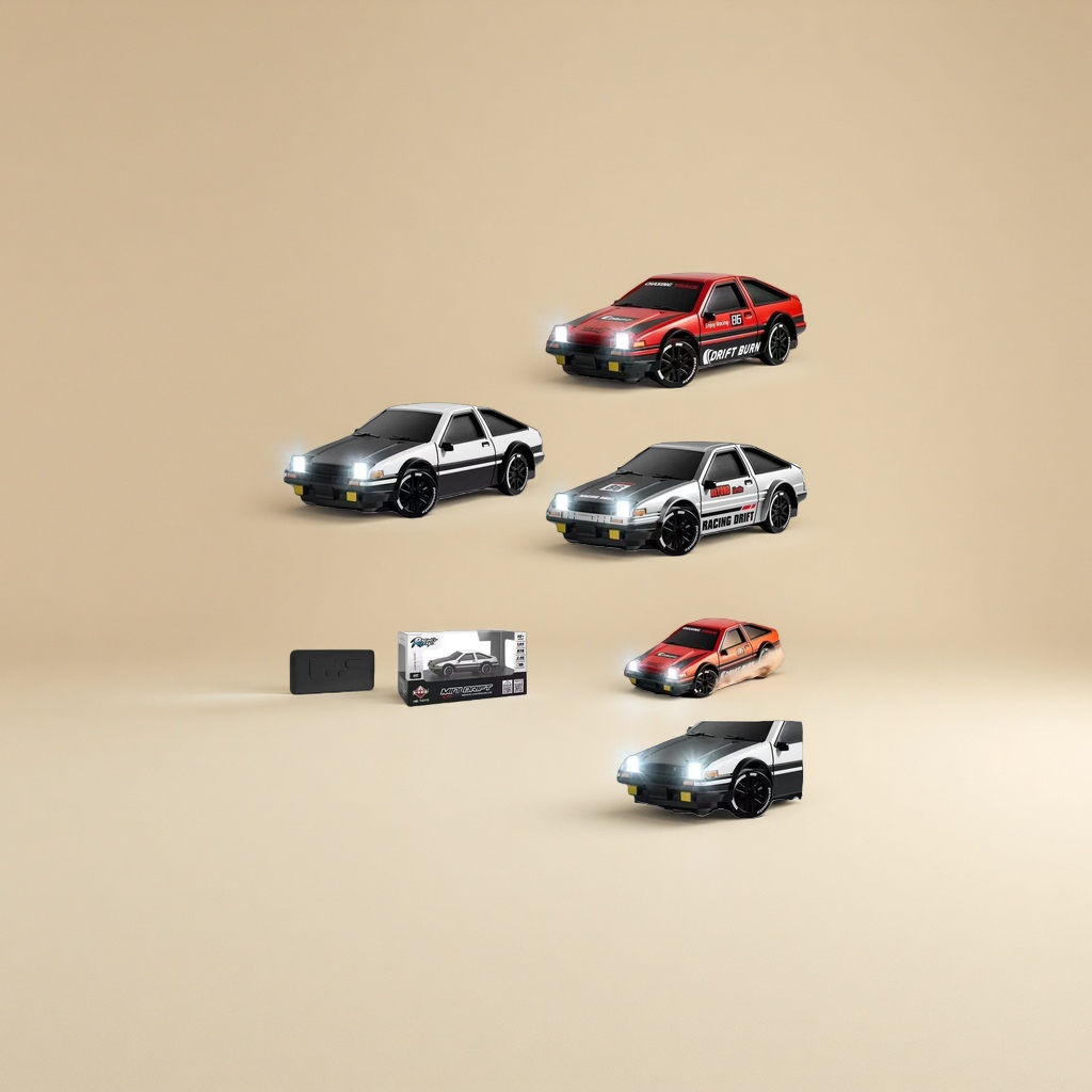 Remote control car racing model alloy simulation remote control toy car can turn and drift