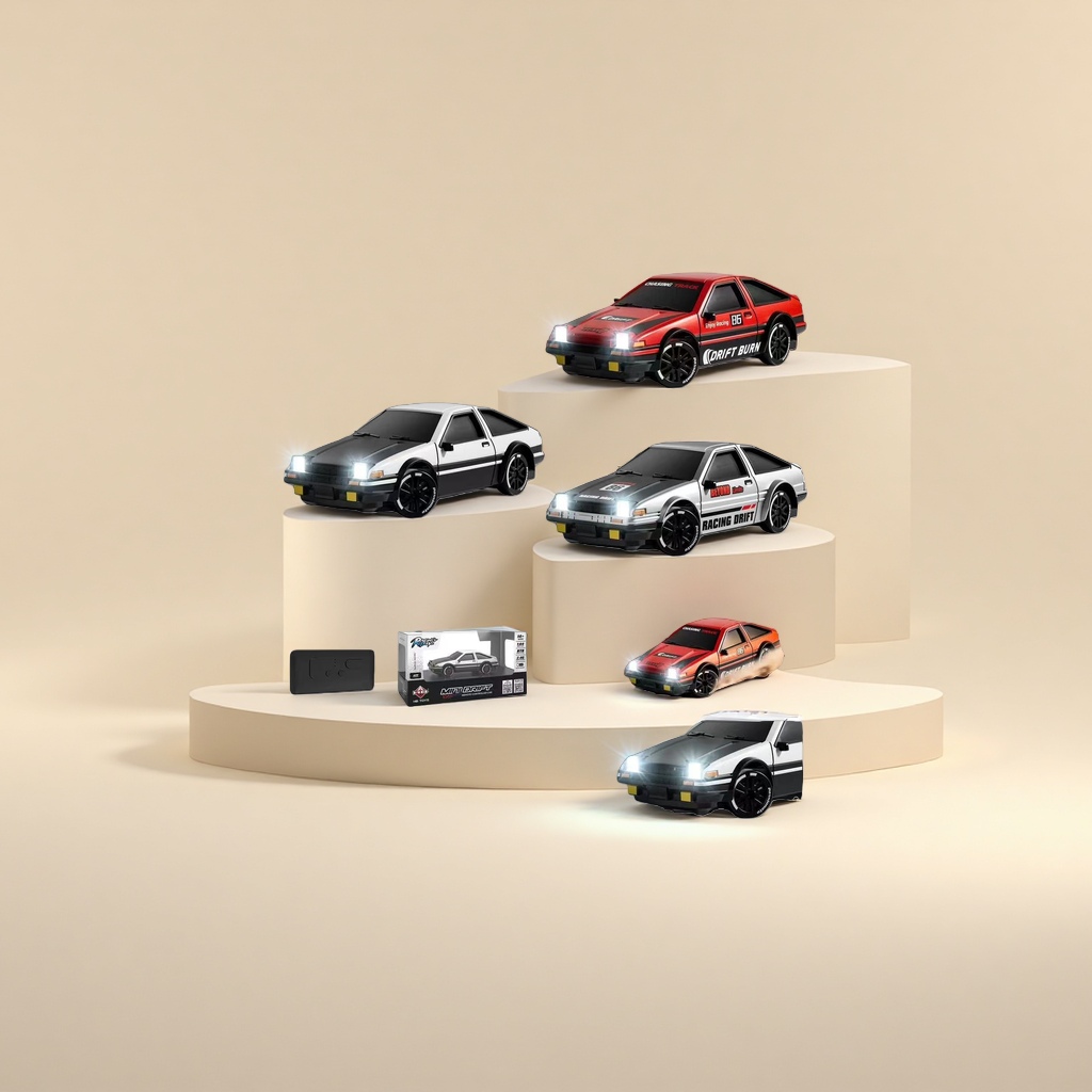 Remote control car racing model alloy simulation remote control toy car can turn and drift Specification image