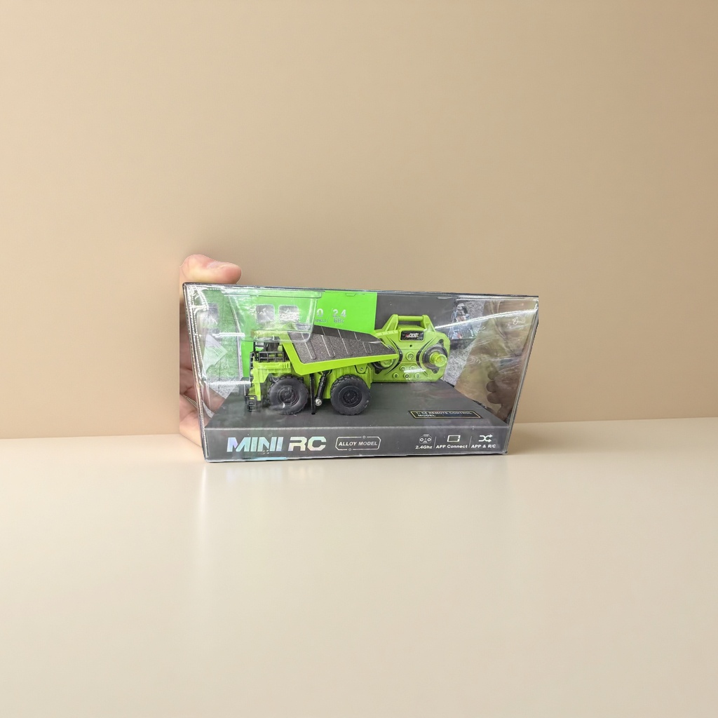 Remote control mine car model toy car simulation engineering vehicle children's educational remote control toy