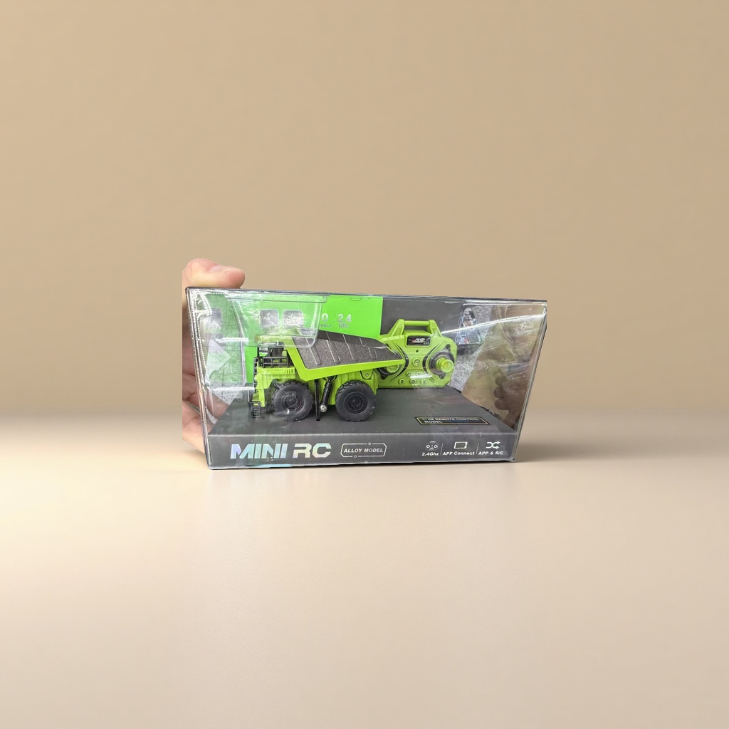 Remote control mine car model toy car simulation engineering vehicle children's educational remote control toy Specification image